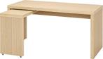 IKEA MALM bureau met uitschuifbaar deel, Huis en Inrichting, Bureaus, Ophalen, Gebruikt