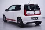 Skoda Citigo 1.0 Greentech Sport Navi Cruise PDC Stoelverwar, Euro 5, Stof, Gebruikt, 4 stoelen