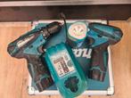 Makita 10.8v boormachine setje, Ophalen of Verzenden, Zo goed als nieuw, Boormachine, Variabele snelheid