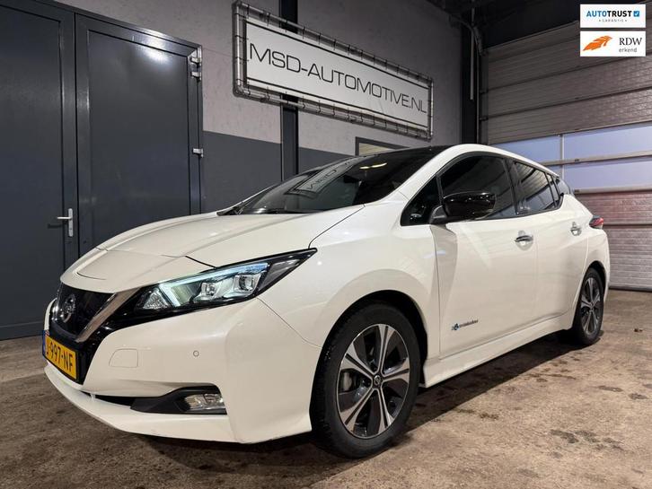 Nissan LEAF Tekna 40 kWh Leer Stoelverwarming Bose 360 Camer, Auto's, Nissan, Bedrijf, Te koop, Leaf, 360° camera, ABS, Adaptive Cruise Control