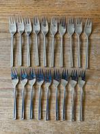 19x Vintage Gero Zilduro 740 Marcanti gebaksvorkjes, Antiek en Kunst, Antiek | Bestek, Ophalen of Verzenden