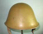 MILSCO KNIL helm WO2 oorlog soldaat militair Indie 1940+ WW2, Verzamelen, Azië, Ophalen of Verzenden, Helm of Baret, Landmacht