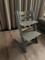 Grijze Trip Trap stoel met beugel, Ophalen, Gebruikt, Meegroeistoel, Gordel(s)