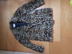 Mooie warme jas met panterprint van Costes, Kleding | Dames, Jassen | Winter, Ophalen of Verzenden, Zo goed als nieuw, Maat 38/40 (M)