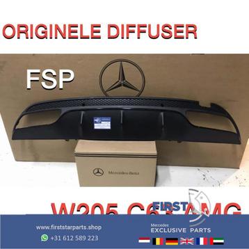 W205 63 AMG DIFFUSER ORIGINEEL Mercedes C Klasse C63 SEDAN / beschikbaar voor biedingen