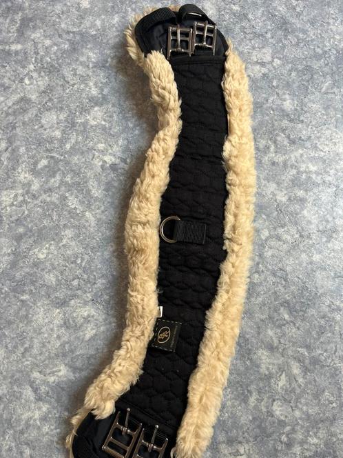 BR anatomische singel met schapenvacht, 65cm, Dieren en Toebehoren, Paarden en Pony's | Hoofdstellen en Tuigage, Gebruikt, Dressuur