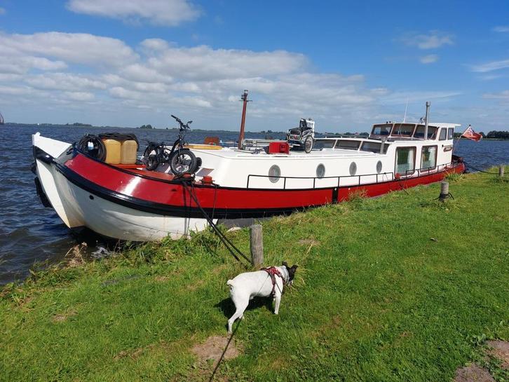 Tjalk Francoise, Watersport en Boten, Motorboten en Motorjachten, Gebruikt, Staal, 12 meter of meer, Diesel, Binnenboordmotor