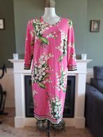 Piero Moretti roze bloemen jurk IT 44 NL 40 gratis verz NL, Maat 38/40 (M), Verzenden, Zo goed als nieuw, Knielengte