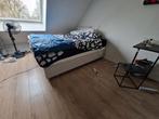 IKEA Sultan Atlöy Boxspring 160x200, Ophalen, Gebruikt, Beige, Tweepersoons