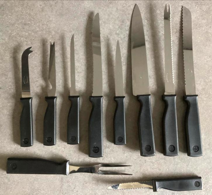 Vintage Sheffield England Messenset, Antiek en Kunst, Antiek | Bestek, Ophalen of Verzenden