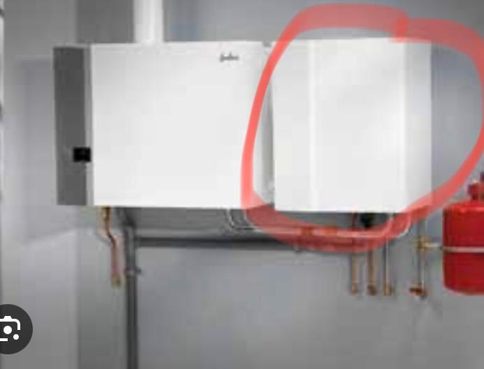 Nefit 75 liter koperen boiler incl behuizing ecomfit, Doe-het-zelf en Verbouw, Verwarming en Radiatoren, Zo goed als nieuw, 80 cm of meer