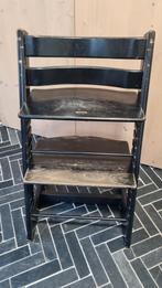 Zwarte Tripp Trapp kinderstoel, Ophalen, Gebruikt, Meegroeistoel