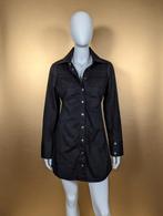 Patrizia Pepe Zwarte Doorknoopjurk Maat 36, Kleding | Dames, Jurken, Zwart, Ophalen of Verzenden, Zo goed als nieuw, Patrizia Pepe