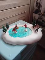 Leuke lemax schaatsbaan zonder adapter, Diversen, Kerst, Ophalen of Verzenden, Gebruikt