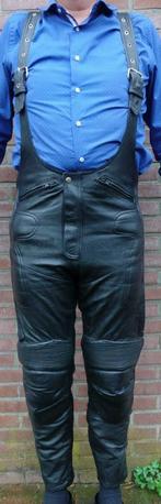 Motorbroek salopette leer maat 52, Heren, Tweedehands, Broek | leer