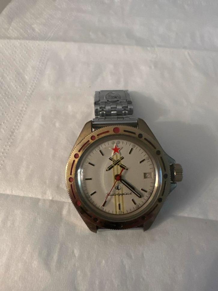 Vintage Vostok Horloge - Russisch Polshorloge, Sieraden, Tassen en Uiterlijk, Horloges | Dames, Gebruikt, Polshorloge, Overige merken