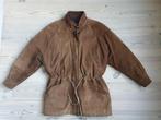 Mooie vintage bruin suède, leren jas, Ophalen of Verzenden, Gedragen, Maat 38/40 (M), Bruin