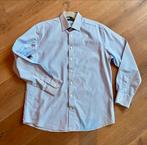 John Cabot overhemd L (41/42) wit/lichtblauw gestreept, Wit, Ophalen of Verzenden, Halswijdte 41/42 (L), John Cabot