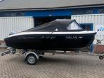 Oud Huijzer 471 Tender Sloep – Vaarbewijsvrij - Yamaha 30pk, Watersport en Boten, Ophalen, Zo goed als nieuw, 30 tot 50 pk, Snelvarend