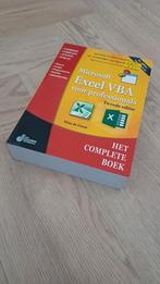 Microsoft Excel VBA voor Professionals - Het complete boek, Boeken, Informatica en Computer, Ophalen of Verzenden, Zo goed als nieuw