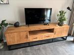 TV meubel Ravello, Ophalen, Gebruikt, Teakhout, 200 cm of meer