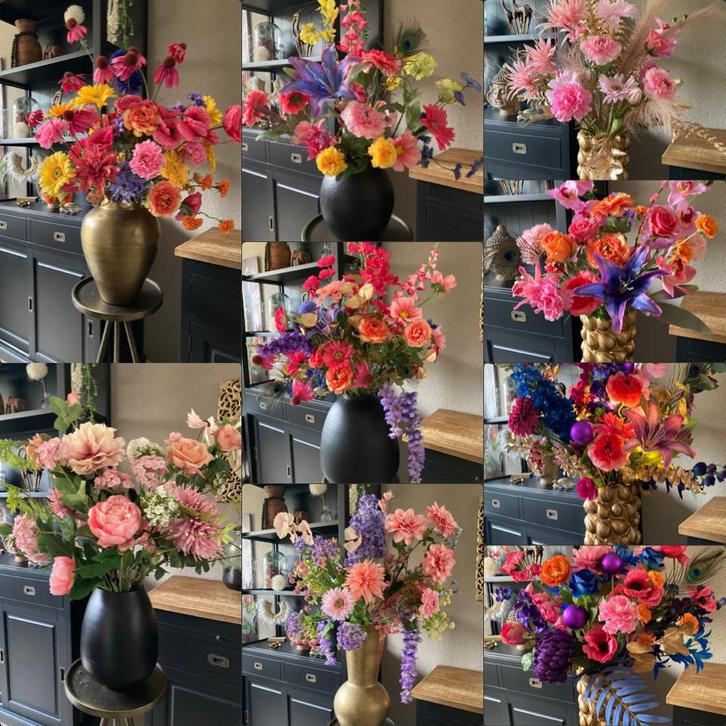 Luxe Zijden bloemen 10% Korting en 💕Gratis Verzending!💕, Huis en Inrichting, Woonaccessoires | Kunstplanten en Kunstbloemen