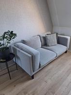 Ikea Nockeby 2-zitsbank grijs (incl kussens en salontafel), Huis en Inrichting, Ophalen, Hout, Gebruikt, Tweepersoons