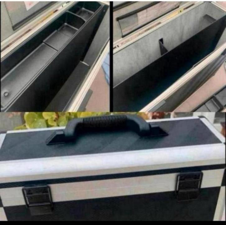 Hard case Kantoor Koffer met vakken. Cijfer slot van Hulshof, Sieraden, Tassen en Uiterlijk, Koffers, Gebruikt, Ophalen of Verzenden