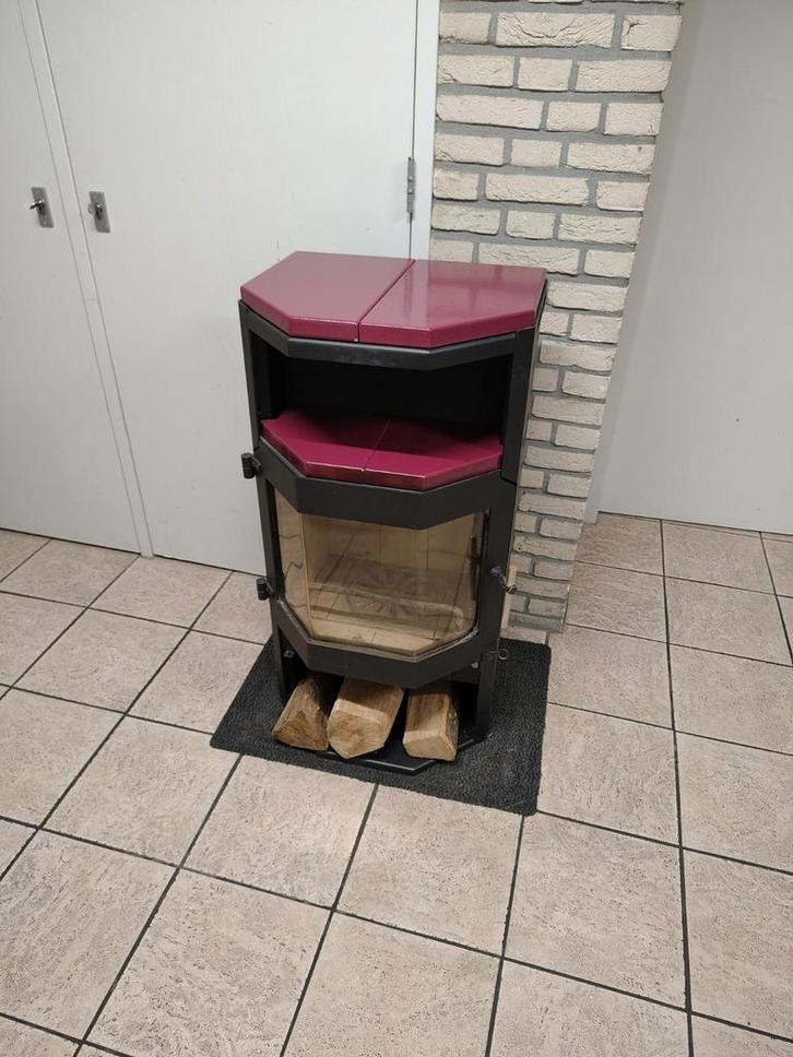 Scan Houtkachel / Allesbrander 6kw, Huis en Inrichting, Kachels, Gebruikt, Vrijstaand, Houtkachel, Hout, Ophalen