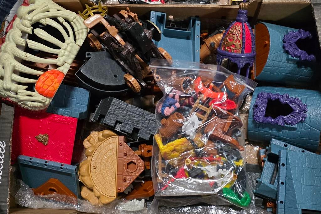 Fantasie Ridder Burcht Kasteel + Figuren & Attributen Wapens, Ophalen of Verzenden