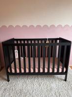 Europe Baby Ralph II Babybed Mat Zwart, Ophalen, Zo goed als nieuw, Ledikant