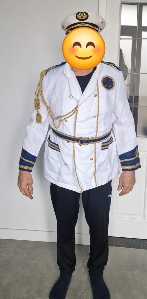 Mattroos Kapitein Kostuum - Jasje, Pet, Kleding | Heren, Carnavalskleding en Feestkleding, Zo goed als nieuw, Kleding, Carnaval
