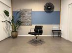 Vitra | Eames | EA 208 | Zwart Leder | Chrome | 1x, Huis en Inrichting, Stoelen, Vitra, Gebruikt, Vitra Artifort Cassina Fritz Hansen Eames Gispen Pastoe Hay