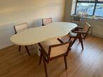 NIEUW** Organische beton ciré tafel, Huis en Inrichting, Tafels | Eettafels, Ophalen of Verzenden, Nieuw, Vijf personen of meer