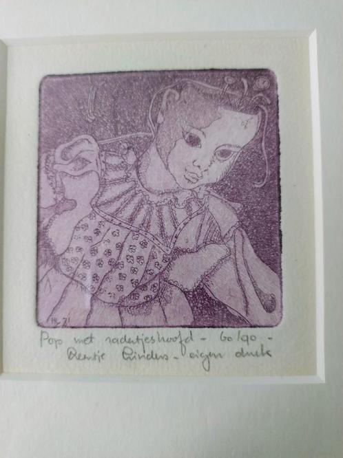 Leentje Linders, Antiek en Kunst, Kunst | Etsen en Gravures, Ophalen of Verzenden