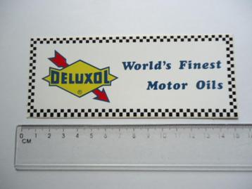 sticker oud DELUXOL Finest motoroil motorolie race auto f1 beschikbaar voor biedingen