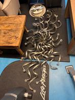 Stalen krullen hanglamp, Huis en Inrichting, Lampen | Hanglampen, Ophalen, Minder dan 50 cm