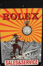 emaille platte plaat ROLEX Sales & Service, Ophalen of Verzenden