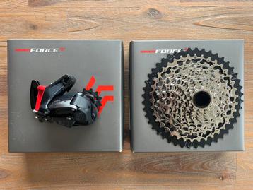 Sram Force AXS XPLR 12spd derailleur + cassette beschikbaar voor biedingen