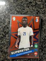 Camavinga EK 2024 Voetbalkaart - Topps Superster, Verzamelen, Ophalen of Verzenden, Zo goed als nieuw, Buitenlandse clubs, Spelerskaart