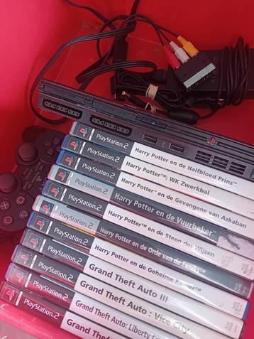 PS2 Slim + Top Games: Harry Potter & GTA beschikbaar voor biedingen