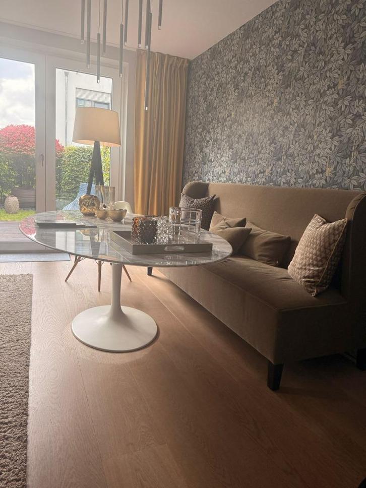 90 x 180 tot 244 x 137 tulipe eero saarinen tafels stoelen, Huis en Inrichting, Tafels | Salontafels, Nieuw, 75 cm of meer, 200 cm of meer