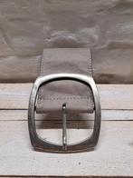 Belts & Co Grijze Riem met Gesp - 85 cm, 5 cm of meer, Verzenden, Echt leder, Nieuw