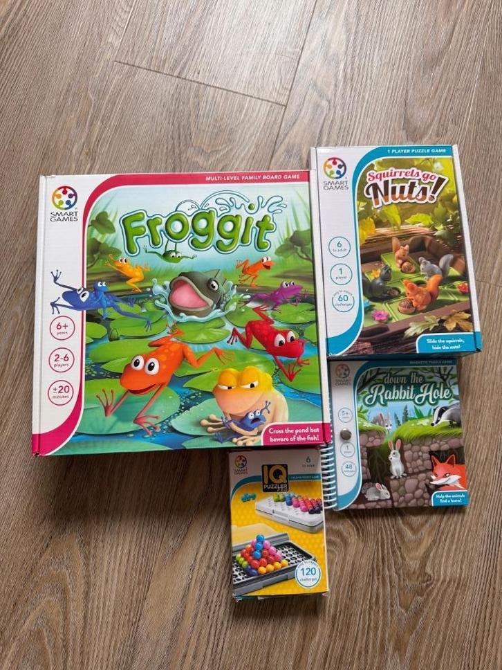Diverse smart games, Hobby en Vrije tijd, Denksport en Puzzels, Gebruikt, Overige typen, Minder dan 500 stukjes, Ophalen