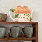 Vintage cottage house keramieken theepot, Antiek en Kunst, Antiek | Keramiek en Aardewerk, Ophalen of Verzenden