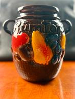 Prachtige grote bruine keramieken West Germany vaas Rümtopf, Antiek en Kunst, Ophalen of Verzenden