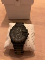 Diesel horloge zwart, Overige merken, Staal, Ophalen of Verzenden, Leer
