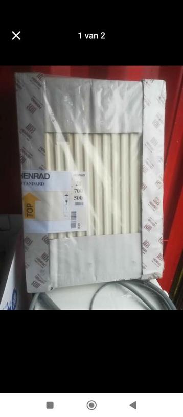 Nieuwe Henrad Standaard Radiator 70x50cm beschikbaar voor biedingen