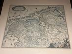 17e eeuwse kaart Friesland & Groningen - Visscher ca. 1650, Antiek en Kunst, Ophalen of Verzenden