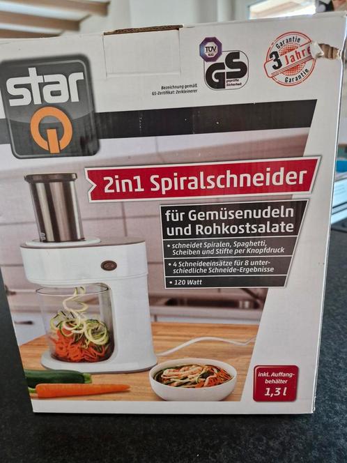 STARQ 2in1 Spiraalsnijder - Nieuw in doos!, Huis en Inrichting, Keuken | Keukenbenodigdheden, Nieuw, Ophalen of Verzenden